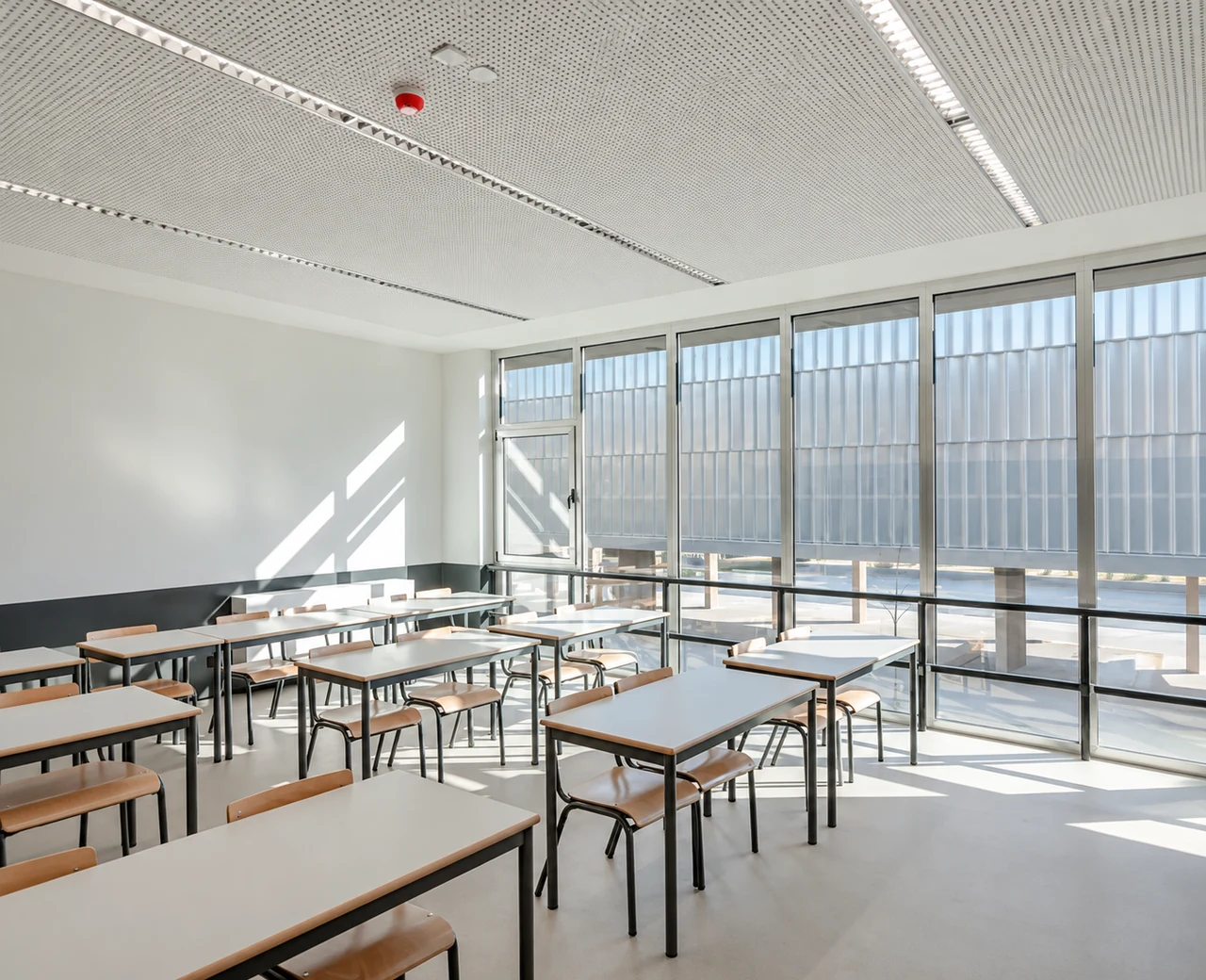 Lichte en opgeruimde klas