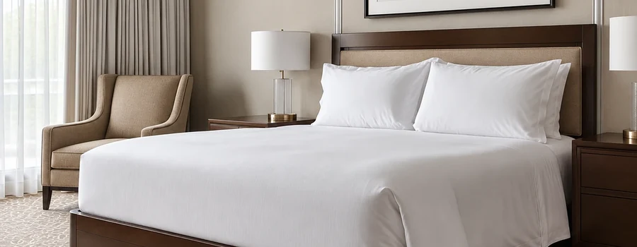 Zorgvuldig voorbereide hotelkamer